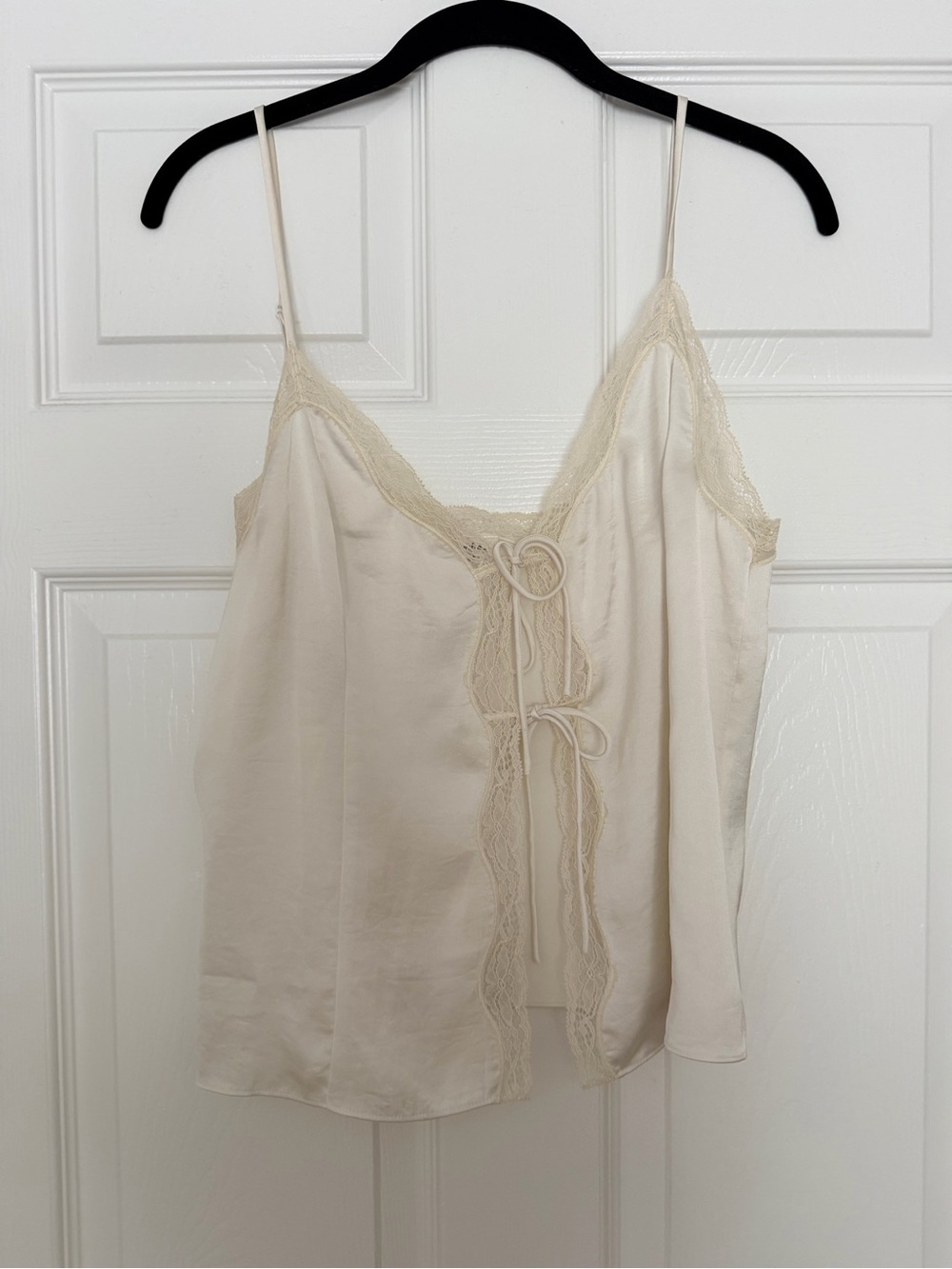 Women's Lace-Trim Camisole Top - Cream